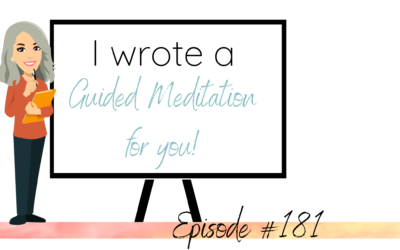 I wrote a guided meditation for you!